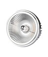 AR111 LED vervangbare reflector spot 20W - 6400K, 40°/20°, zilver