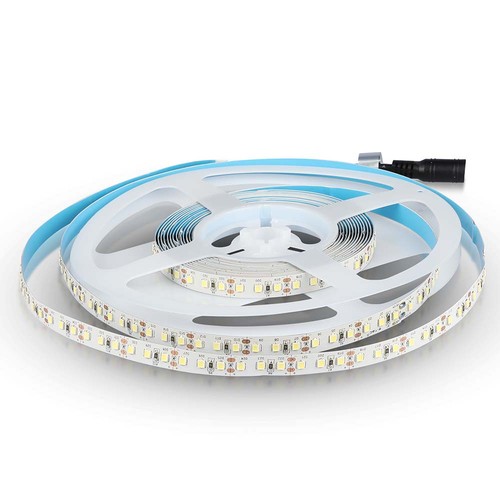 5m 12W/m LED strip, Samsung LED chip - 12V, 120 LED p.m., IP20, 10mm breedte