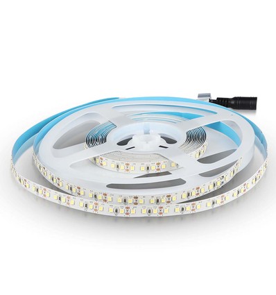 5m 12W/m LED strip, Samsung LED chip - 12V, 120 LED p.m., IP20, 10mm breedte