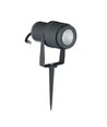 12W LED tuinspot met prikpen - Grijs, IP65 buiten, 3000K