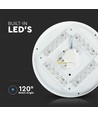 18W LED plafondlamp met sterrenhemel, Ø31cm - 3-in-1 CCT, 100lm/W, witte rand, incl. lichtbron