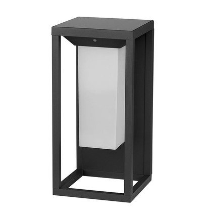 2W Solara wandlamp op zonne-energie - Samsung LED, IP65, bewegingssensor, 3000K, grijs, incl. lichtbron