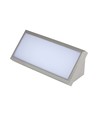 12W LED buitenwandlamp - IP65, grijs, 1250lm, 4000K, oblique design