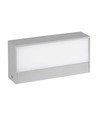 9W buitenhuis - LED, op/omlaag, zacht licht, medium, 6400K, grijs