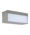 12W LED wandlamp up/down licht - IP65, grijs, rechthoekig, buiten, incl. lichtbron