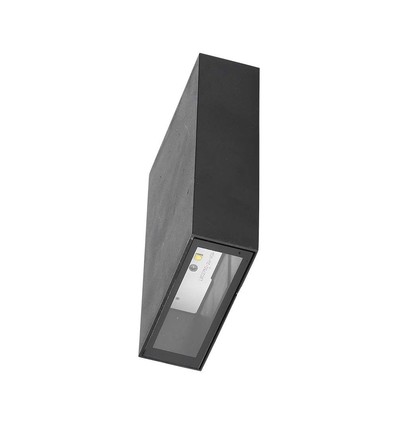 4W Wandlamp - LED, 3000K, zwart