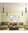 GU10 buis hanglamp, Ø6x50cm - Aluminium, IP20 binnen, zonder lichtbron