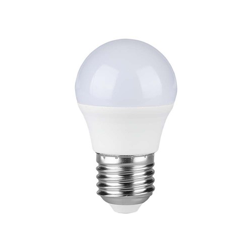 E27 4,5W LED kogellamp - G45, 6500K, 470lm, vervangt 40W