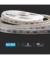 5m RGB+CCT 24W/m LED-strip - RGB+2700-6500K, IP65, 24V