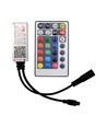 WiFi RGB+CCT LED controller - 12V/24V, 5 kanalen, incl. afstandsbediening, werkt met Google Home