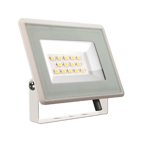 10W LED breedstraler, wit - IP65, 750lm, 4000K, buiten