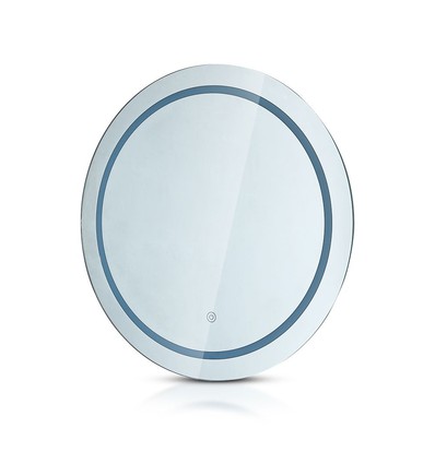 60cm 25W ronde LED spiegel met touch - CCT, IP44, condensvrij, 3-in-1 lichtkleur