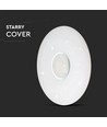 60W Designer plafondlamp met afstandsbediening - 150lm/W, CCT, dimbaar, sterrenhemel, ronde cover