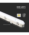 120cm 36W waterdicht compleet LED armatuur met noodverlichting - Samsung LED chip, 120lm/W, IP65, 6500K, 3 uur batterijduur