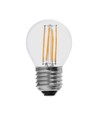 E27 4W LED kogellamp - G45, filament, 400lm, 6500K, koud wit