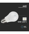 3 st. E27 10,5W LED lamp - A60, mat glas, 4000K, 1055lm, 3-pack