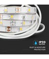 1,2m 3W LED bedverlichting set voor eenpersoonsbed - 12V DC, 4000K, incl. bewegingssensor