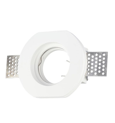 GU10 Gips Lamp Rond - wit