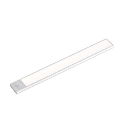 30cm 1,5W LED kastverlichting met PIR sensor - 5V, 110lm, 4000K, oplaadbaar, zilver, magnetische montage