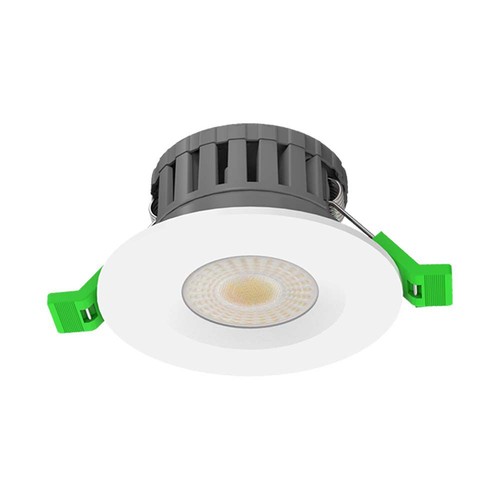 5W/8W LED inbouwspot, fire-rated - 830lm, IP65, dimbaar, CCT, 60 graden, wit/zwart/chroom finish