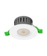 5W/8W LED inbouwspot, fire-rated - 830lm, IP65, dimbaar, CCT, 60 graden, wit/zwart/chroom finish