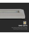 3W trapverlichting - LED, 4000K, grijs huis, rechthoek