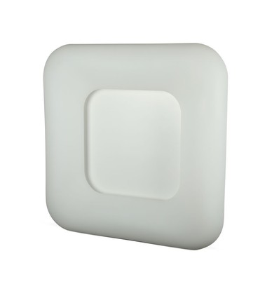 40W Vierkante LED designer hanglamp - 4000lm, 3-in-1 CCT, dimbaar, wit, 46x46cm