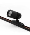PicoTrack 3,5W Mini LED railsspot - Zwart, Geschikt voor PicoTrack rails, RA92, 24V