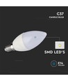 E14 2,9W LED kaarslamp - 6500K, vervangt 25W, SMD LED
