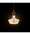 E27 8W LED filament lamp - Amber glas, 620lm, 1800K, 300° stralingshoek