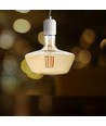 E27 8W LED filament lamp - Amber glas, 620lm, 1800K, 300° stralingshoek