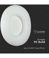 Ronde LED Opbouwpendel 78W - Designer, Kleurveranderend, 750x130, Dimbaar, Wit