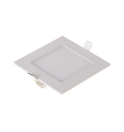 6W Vierkant LED inbouwpaneel - 490lm, 6400K, Gat: 11cm, Afm: 12x12cm, incl. driver