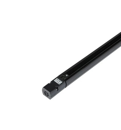 V-Tac 1,5 meter rails voor spots - Zwart, 3-fase, compleet met aansluiting en eindkap