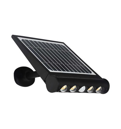 8W LED solar wandlamp met sensor - 950lm, 3000K, IP65, 4000mAh batterij