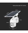 HD Smart 4G Solar PTZ camera met PIR sensor - Full HD, 360° pan-tilt, wit, incl. zonnepaneel