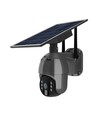 Buiten WiFi PTZ camera op zonne-energie - 360°, Full HD, IP65, zwart