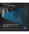 Buiten WiFi PTZ camera op zonne-energie - 360°, Full HD, IP65, zwart
