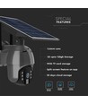 Buiten WiFi PTZ camera op zonne-energie - 360°, Full HD, IP65, zwart