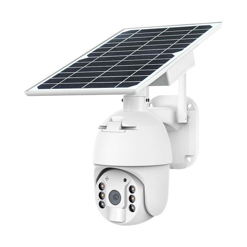 WiFi HD Smart Solar PTZ camera met zonnepaneel - 2MP, IP65, PIR sensor, 360° rotatie, Smart Life app