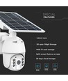 WiFi HD Smart Solar PTZ camera met zonnepaneel - 2MP, IP65, PIR sensor, 360° rotatie, Smart Life app