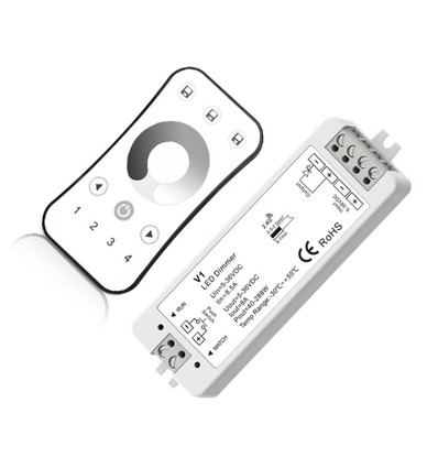 LEDlife rWave controller met afstandsbediening - 12V (96W), 24V (192W)
