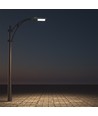 V-Tac 100W LED straatlamp - Samsung LED-chip, grijze behuizing, Ø60mm, IP65, 100lm/w