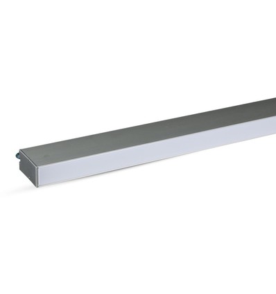 120cm 40W LED lijnverlichting met Samsung chip - Silver, 4000K, 120°, incl. ophangkabel