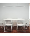 120cm 40W LED lijnverlichting met Samsung chip - Silver, 4000K, 120°, incl. ophangkabel