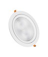 20W Ø17cm LED inbouwpanel - Samsung Chip, Gat: Ø14,5 cm, 6400K, witte rand