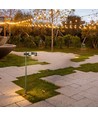 6W LED tuinlamp, zwart - IP54, 3000K, RA90, incl. lichtbron