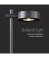 6W LED tuinlamp, zwart - IP54, 3000K, RA90, incl. lichtbron