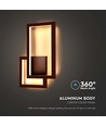 20W moderne LED wandlamp - Corten, 360°, 2400lm, IP20, 3000K, incl. lichtbron