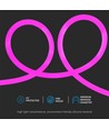 12W/m Neon Flex 24V - Roze, 10m Rol